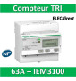 Schneider - Compteur d'énergie - TRI IEM3100 - 63A - SCHA9MEM3100 - Acti 9