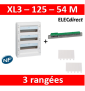 Legrand - Coffret de distribution 54 modules - 3 rangées de 18M - XL3 125 - 401613