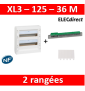 Legrand - Coffret de distribution 36 modules - 2 rangées de 18M - XL3 125 - 401612