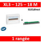 Legrand - Coffret de distribution 18 modules - 1 rangée de 18M - XL3 125 - 401611