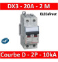 Legrand - Disjoncteur bipolaire DX3  20A - 10kA - courbe D - 408016