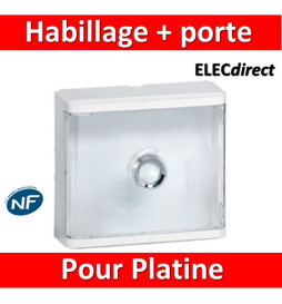 Legrand - Habillage + porte transparente pour platines de branchement Drivia - 401188