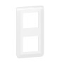 Legrand - Plaque de finition Verticale Mosaic pour 2x2 modules blanc - EU - Réf : 277822L