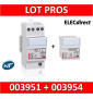 Legrand - Parafoudre bipolaire 220V - Type 2 LEXIC avec protection intégrée + cassette de rechange - 003951 + 003954