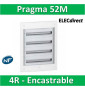 Schneider - Coffret électrique PRAGMA - encastré - 52 modules - 4 rangées de 13M - PRA32413
