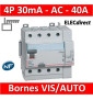 LEGRAND - Inter différentiel DX3-ID 4P 40A - 30mA - AC - Départ Haut - 5M - Réf : 411652