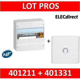 Legrand - LOT - Coffret DRIVIA 13 Modules + porte - 401211+401331