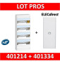 Legrand - LOT  - Coffret DRIVIA 52 Modules + porte - largeur 250mm - 401214+401334