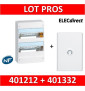 Legrand - LOT  - Coffret DRIVIA 26 Modules + porte - 401212+401332