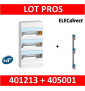 Legrand - LOT  - Coffret DRIVIA 39 Modules + peigne vertical - 401213+405001