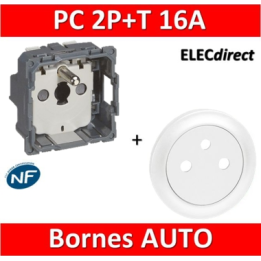 Legrand Céliane - Mécanisme + enjoliveur - PC 2P+T 16A - 067111+068111