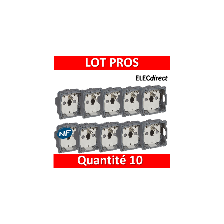 Legrand Céliane - Mécanisme LOT - PC 2P+T 16A - 067111x10