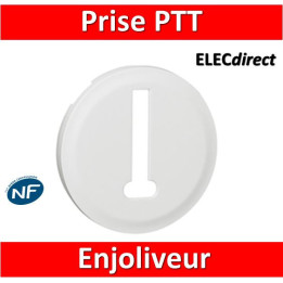 Legrand Céliane - Enjoliveur PTT blanc - 068238
