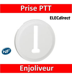 Legrand Céliane - Enjoliveur PTT blanc - 068238