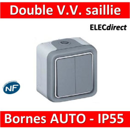 Legrand Plexo - Double Va-et-Vient 10A - 230V - IP55/IK07 - 069715