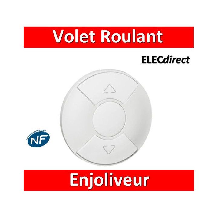 Legrand Céliane - Enjoliveur blanc Volets Roulants - 068151