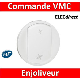 Legrand Céliane - Enjoliveur blanc pour commande  VMC - 068061