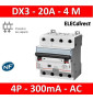LEGRAND - Disjoncteur Différentiel  DX3  4P - 20A - 300MA - AC - Réf : 411206
