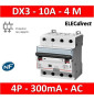 LEGRAND - Disjoncteur Différentiel  DX3  4P - 10A - 300MA - AC - Réf : 411204