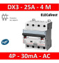 LEGRAND - Disjoncteur Différentiel  DX3  4P - 25A - 30MA - AC - 411188
