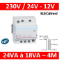 Legrand - Transformateur pour sonnerie - 230V /12V -  24V - 24VA - Réf : 413093