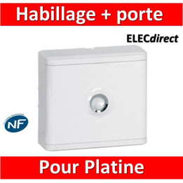 Legrand - Habillage + porte pour platine de branchement - 401185