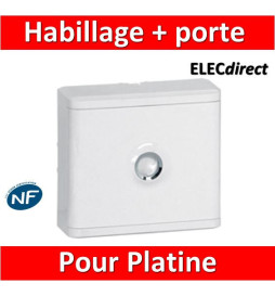 Legrand - Habillage + porte pour platine de branchement - 401185