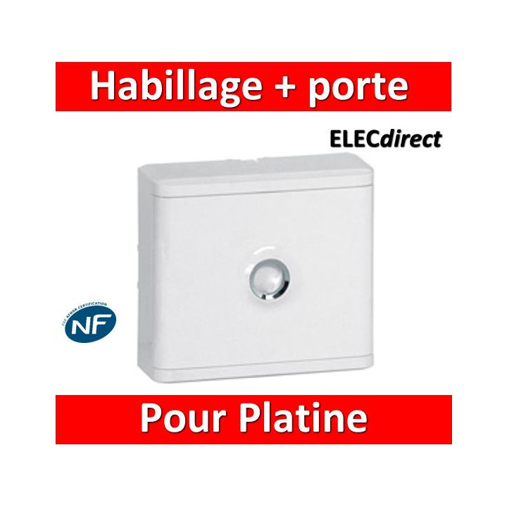 Legrand - Habillage + porte pour platine de branchement - 401185