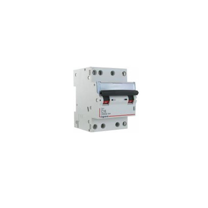 Legrand - Disjoncteur 4P DX3 10A - 6kA - courbe C - 406908