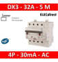 LEGRAND - Disjoncteur différentiel DX3 4P - 32A - 30ma - AC - Réf : 411200