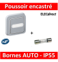 Legrand Plexo - Bouton poussoir plexo sonnerie porte étiquette encastré - IP55/IK07 - 069824