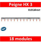 Legrand - Peigne HX optimisé uni long - 18 Modules - Réf : 404928