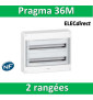 Schneider - Coffret électrique PRAGMA 36 modules - 2 rangées de 18M - PRA13752