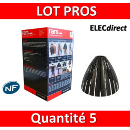Ramspot - Boîte de 5 Protecteurs de spot pour laine soufflée - 59205 x5