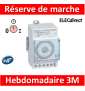 Legrand - Interrupteur horaire hebdomadaire analogique avec réserve de marche - 412795