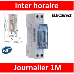 Legrand - Interrupteur horaire journalier analogique - 412780