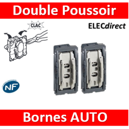 Legrand Céliane - Mécanisme Double poussoir 10A - Réf : 067031 X 2