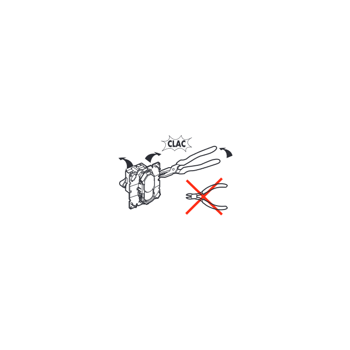 Legrand Céliane - Mécanisme Double poussoir 10A - Réf : 067031 X 2