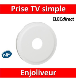 Legrand Céliane - Enjoliveur TV blanc - 068282