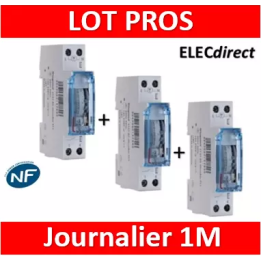 Legrand - Interrupteur horaire journalier analogique - 412780x3