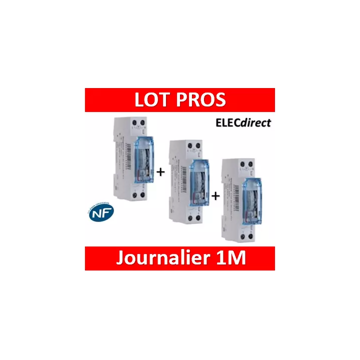 Legrand - Interrupteur horaire journalier analogique - 412780x3