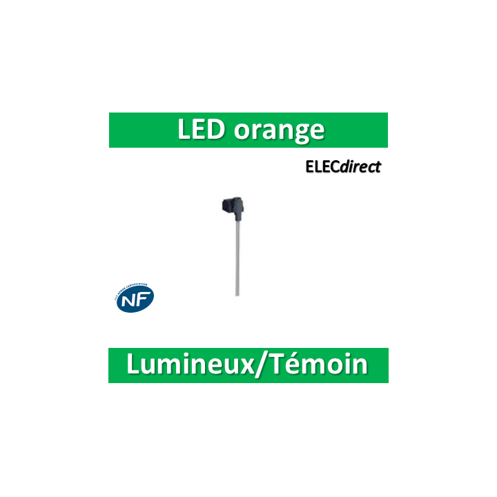 Schneider - Odace - Témoin/Lumineux - LED orange - Réf : S520290