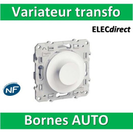 Schneider Odace - Variateur pour transfo. électronique et LED - Blanc - 420W/VA - S520515