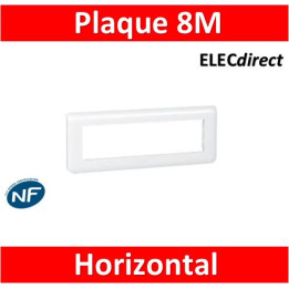 Legrand Mosaic - Plaque 8 modules - horizontal - 078818