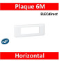 Legrand Mosaic - Plaque 6 modules - horizontal - 078816