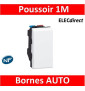 Legrand Mosaic - Bouton poussoir - 1 module - 6A - 230V - 077030