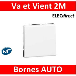 Legrand Mosaic - Va-et-Vient - 2 modules - 10A - 230V - 077011