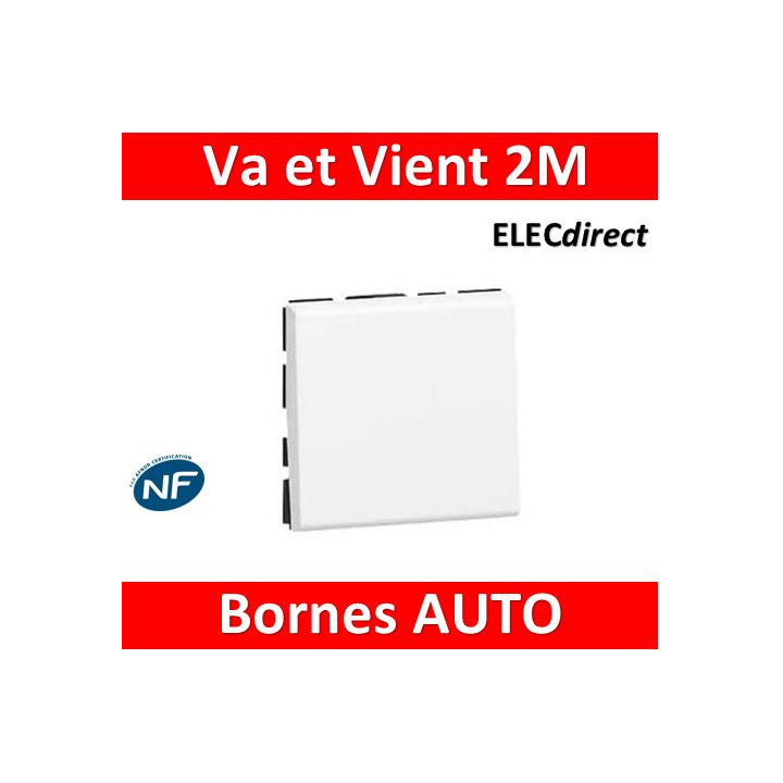 Legrand Mosaic - Va-et-Vient - 2 modules - 10A - 230V - 077011