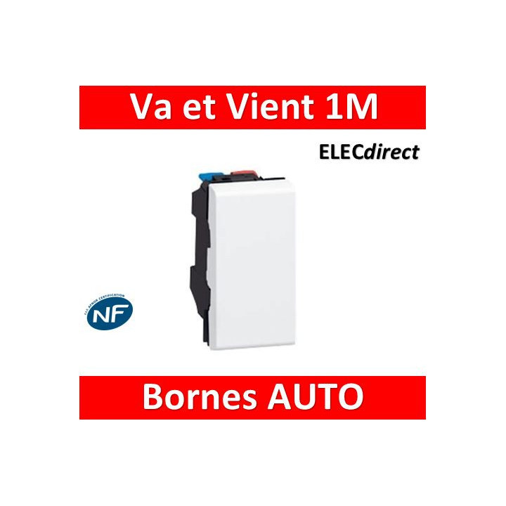 Legrand Mosaic - Va-et-Vient - 1 module - 10A - 230V - 077001