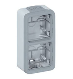 Legrand Plexo - Boîtier 2 postes verticaux - IP55/IK07 - 069661